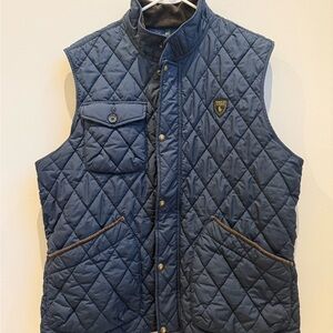 Ralph Lauren Blue Quilted Vest